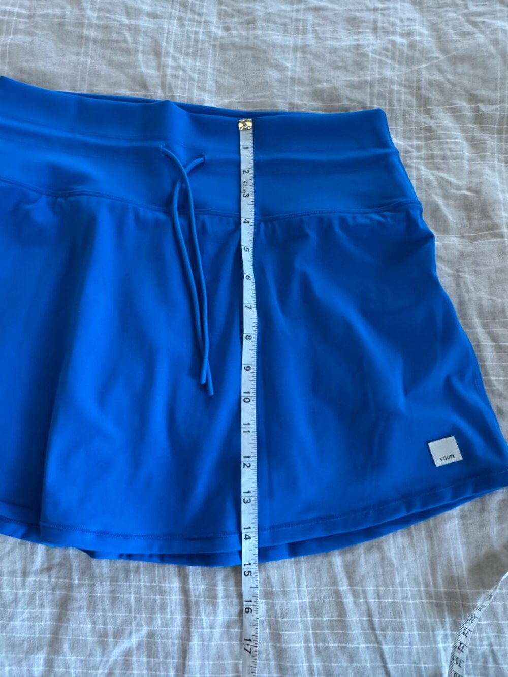 Vuori Daily Skirt Blue - Picture 9 of 11